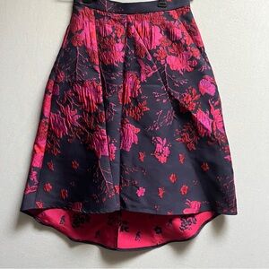 NWT Anthropologie Eva Franco Jacquard Asymmetrical Hi-Lo Skirt Sz 4